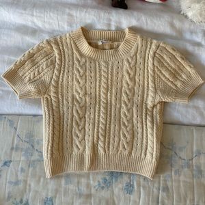 free people cropped sweater top
